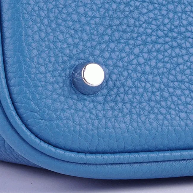 Blue Hermes Picotin Lock handbag — image 3