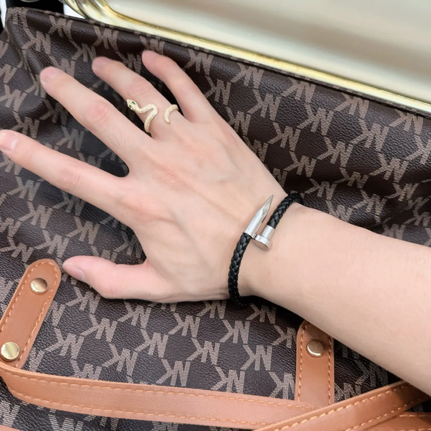 Cartier Stainless Steel Nail Bracelet — image 4