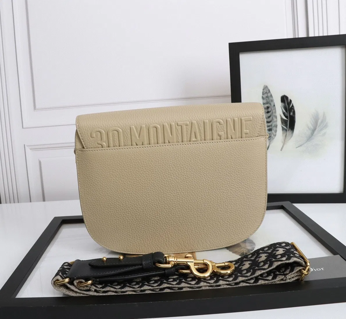 Dior Bobby Large Bag Knockoff in Beige — image 8