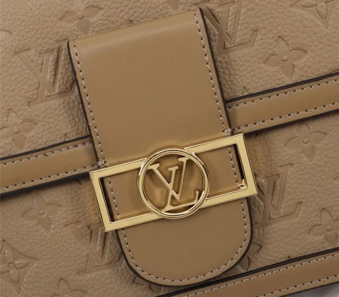 Louis Vuitton Monogram Empreinte Dauphine Bag In Brown — image 2