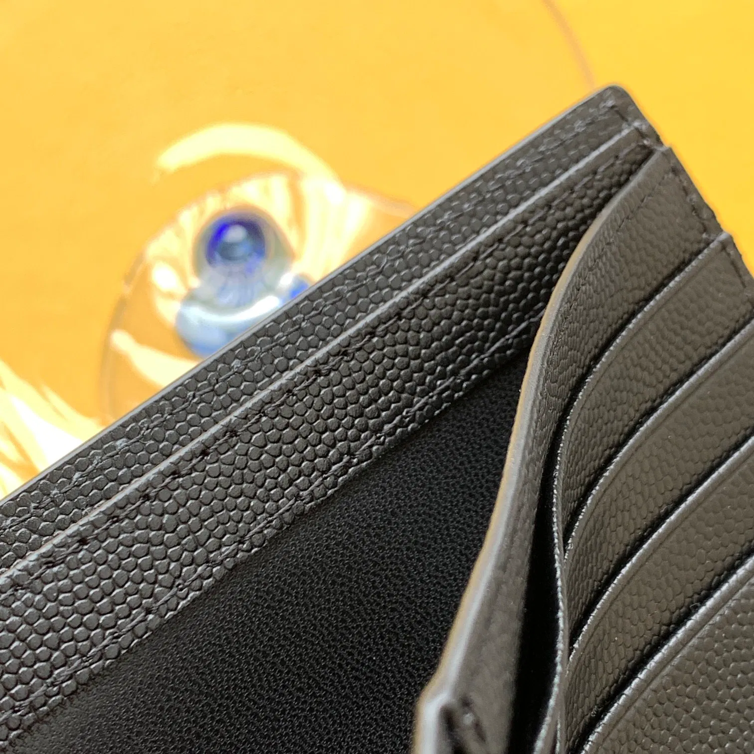 CASSANDRE EAST/WEST WALLET IN GRAIN DE POUDRE EMBOSSED LEATHER — image 3