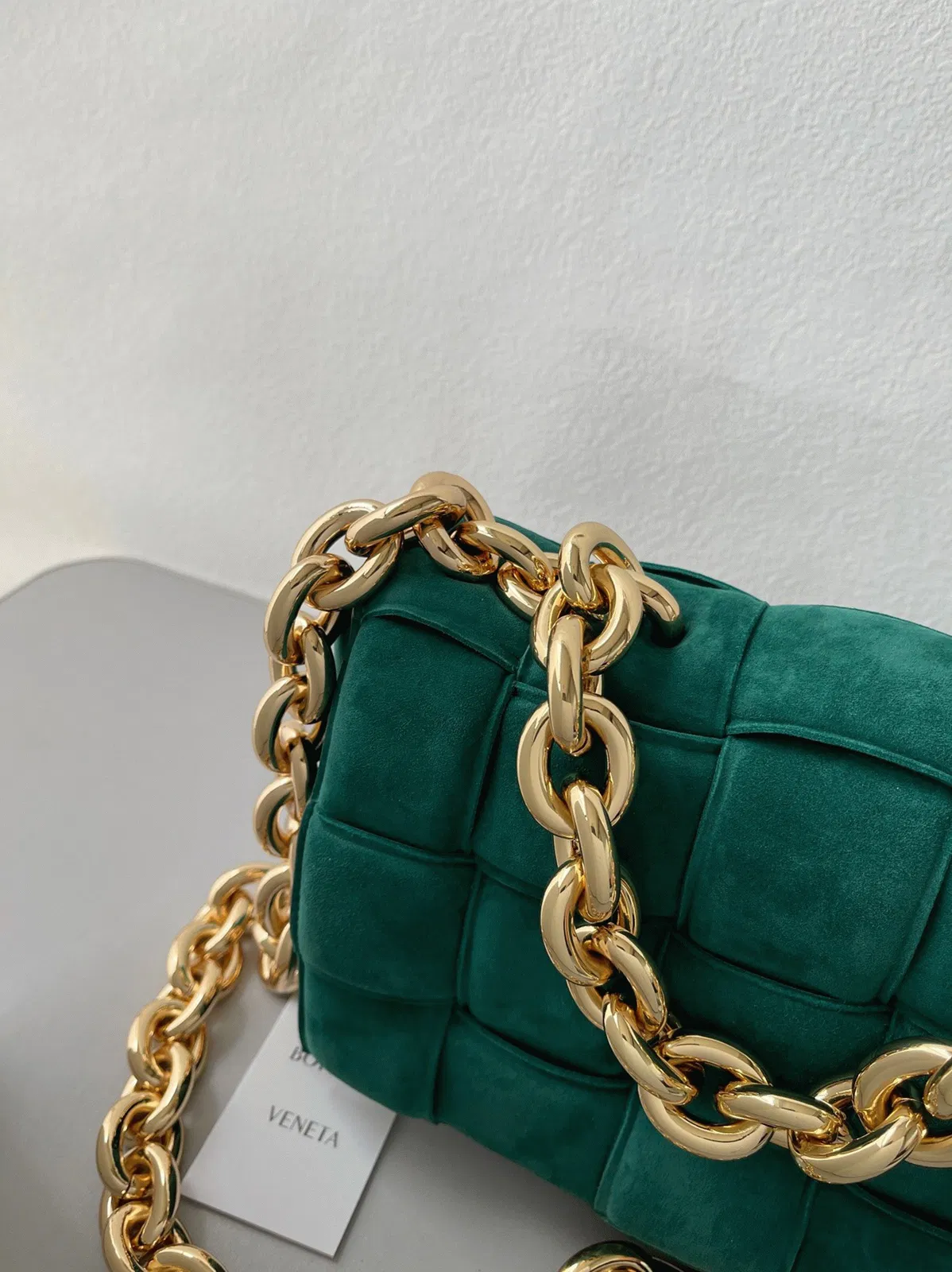 Top Quality Bottega Veneta Chain Cassette Bag In Green — image 7