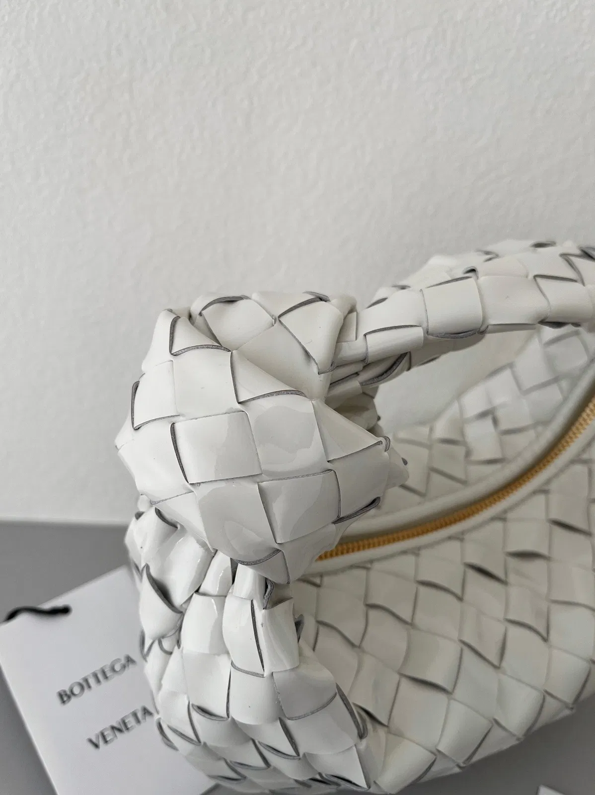 Imitation Bottega Veneta BV Jodie Mini Bag White — image 6