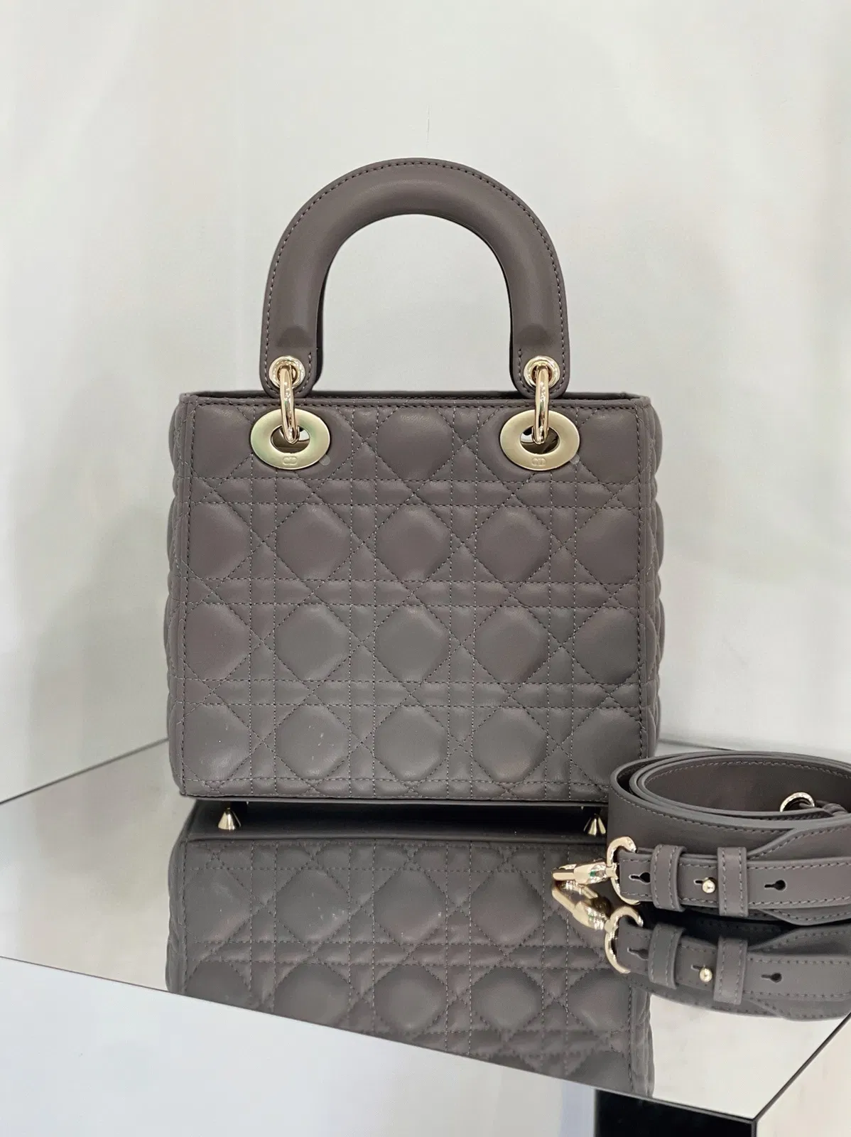 Dior Small Lady Dior My ABCDior Bag in Steel Grey — image 5