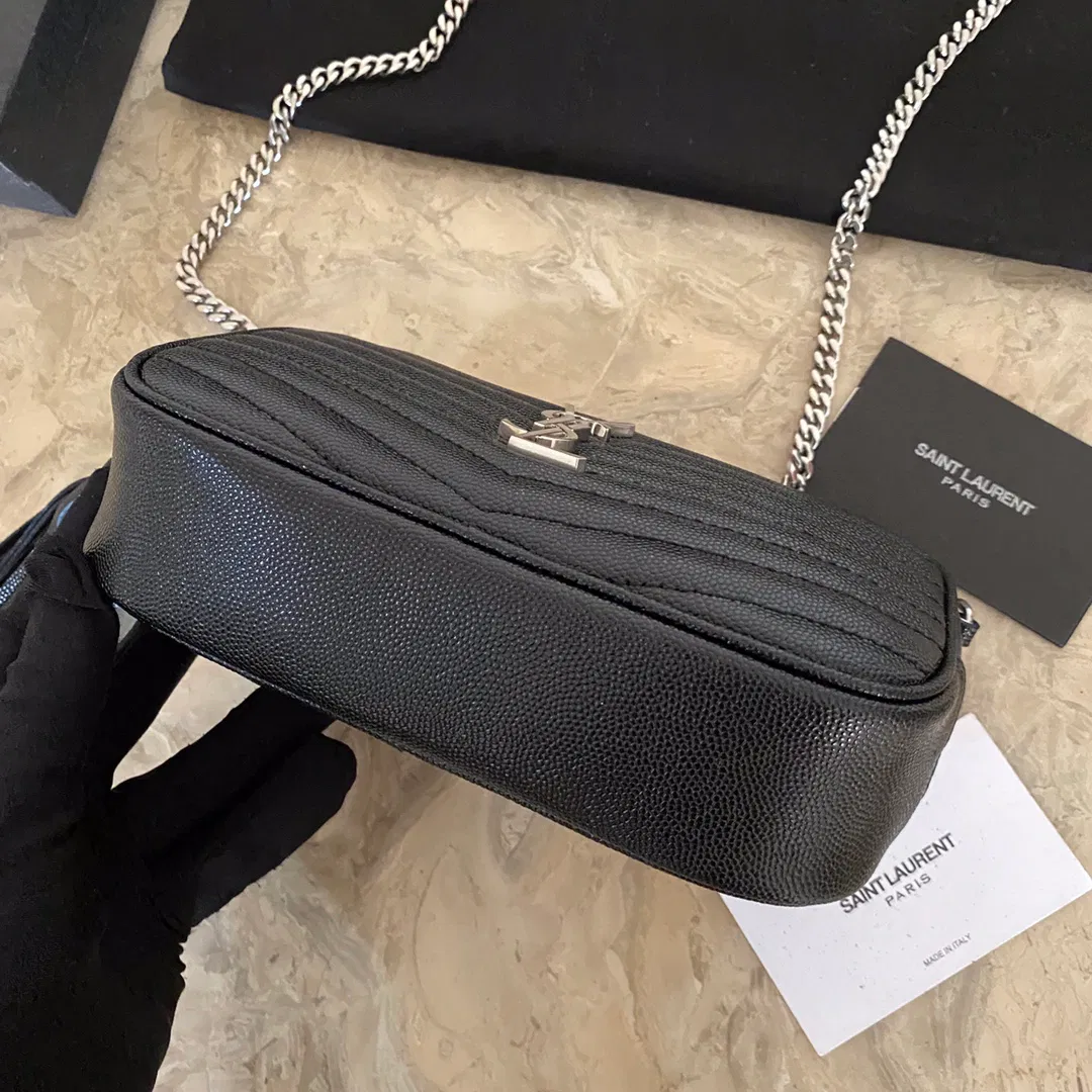 YSL Mini Lou Quilted Leather Camera Bag — image 5