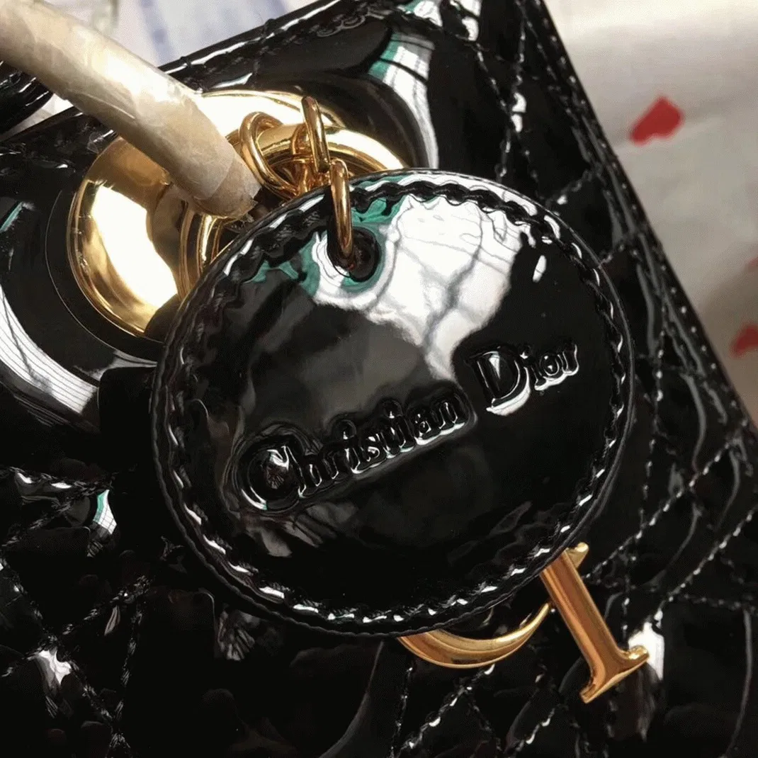 Dior Lady Dior Medium Bag Knockoff in Black — image 7
