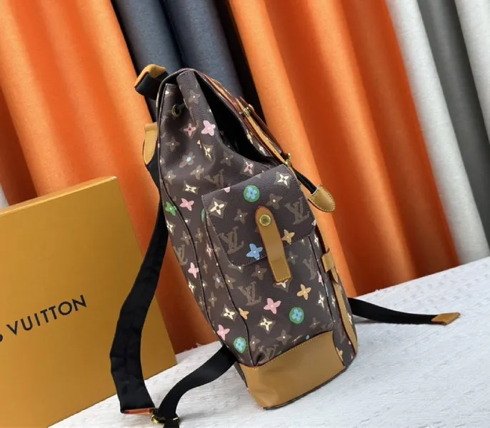 Louis Vuitton Monogram Craggy Christopher MM Backpack In Chocolate — image 4