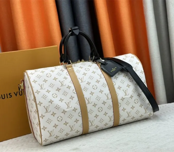 Louis Vuitton Monogram Dune Keepall Bandouliere 45 Travel Bag — image 2