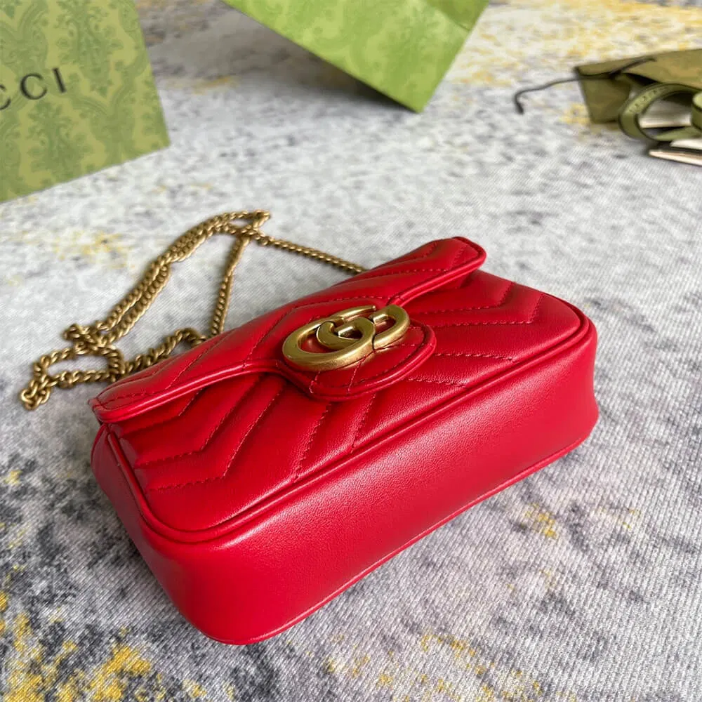 GG Marmont matelasse leather super mini bag — image 5