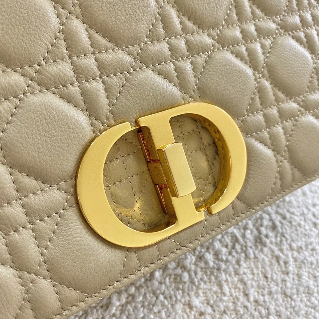 Dior Caro Large Bag Knockoff in Beige — image 9