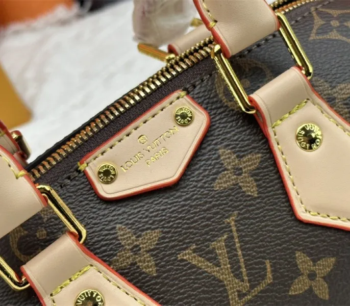Louis Vuitton Monogram Canvas Cruise 2025 Speedy 20 Trunk Bag In Natural — image 9