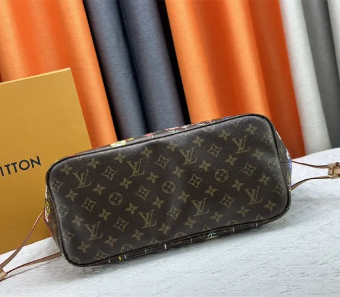 Louis Vuitton X TM Monogram Canvas Neverfull MM — image 6