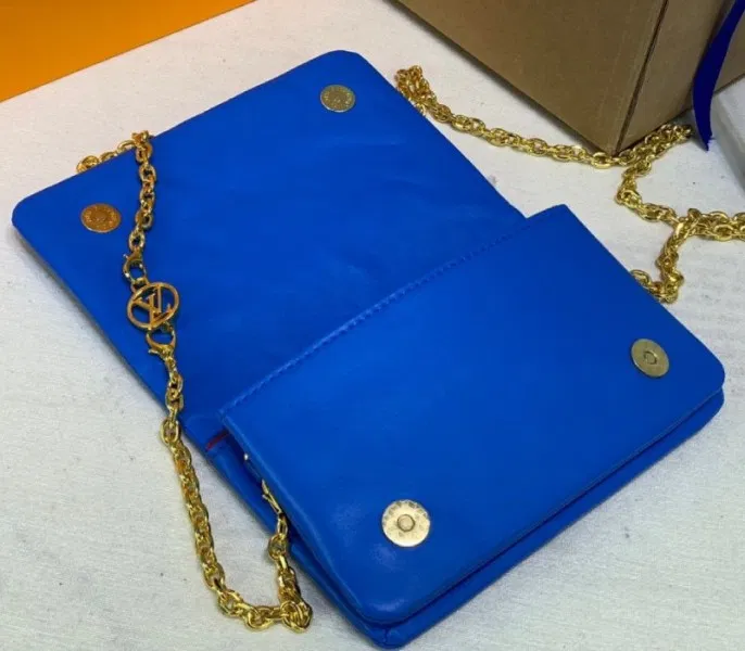 Louis Vuitton Coussin Pochette In Blue And Red — image 7