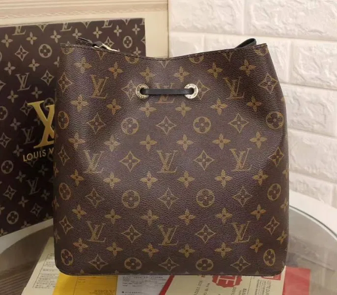 Louis Vuitton Monogram Canvas NeoNoe MM Bag In Black — image 3