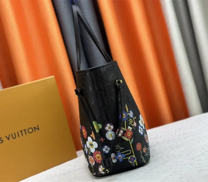 Louis Vuitton X TM Monogram Empreinte Neverfull MM In Black With Style 2 — image 4