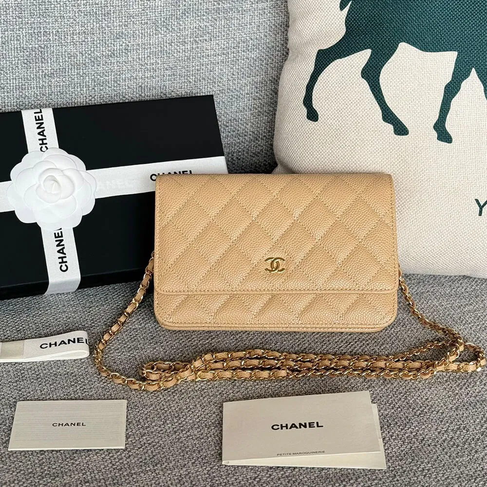 Chanel classic chain wallet