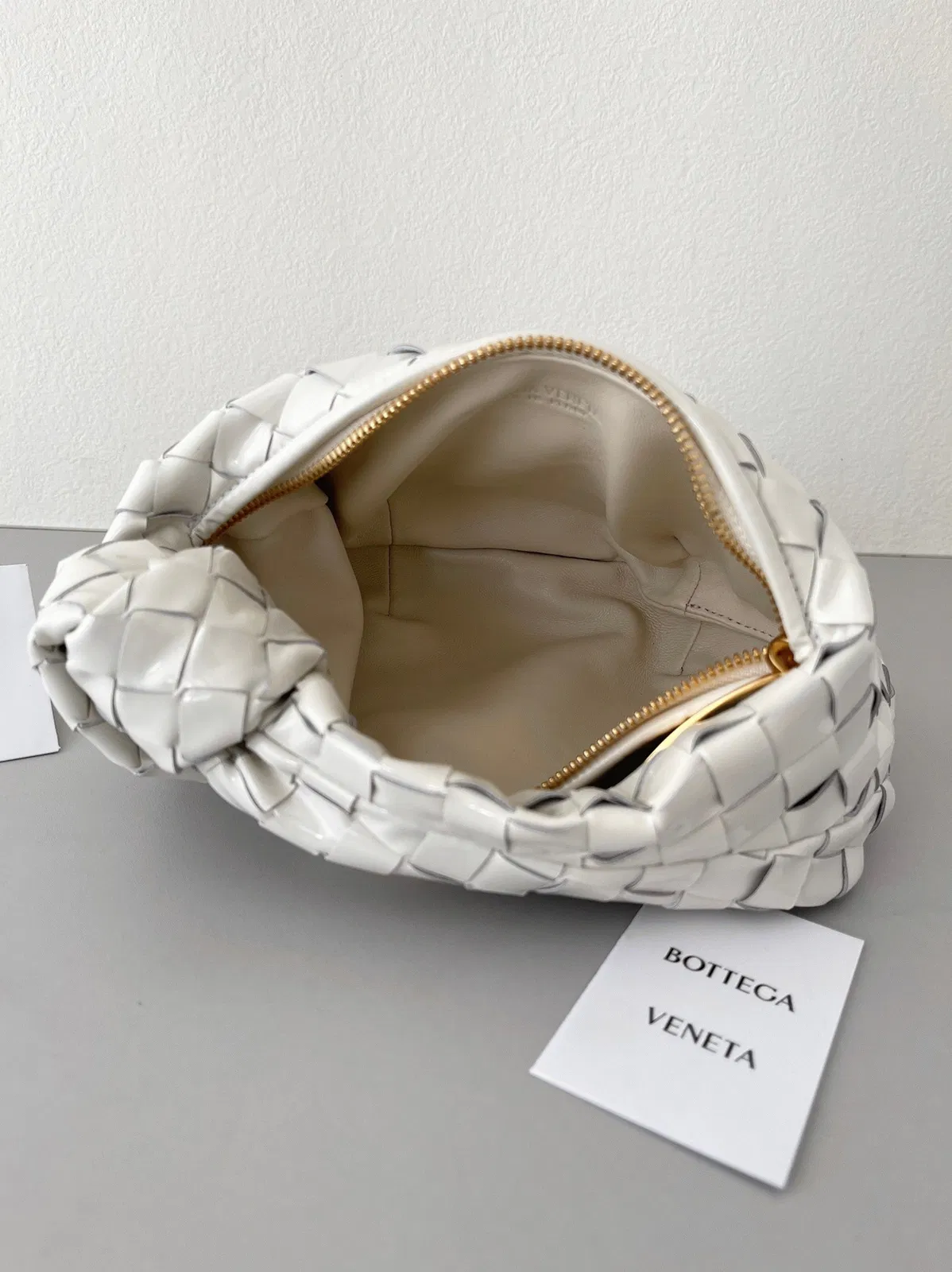 Imitation Bottega Veneta BV Jodie Mini Bag White — image 8