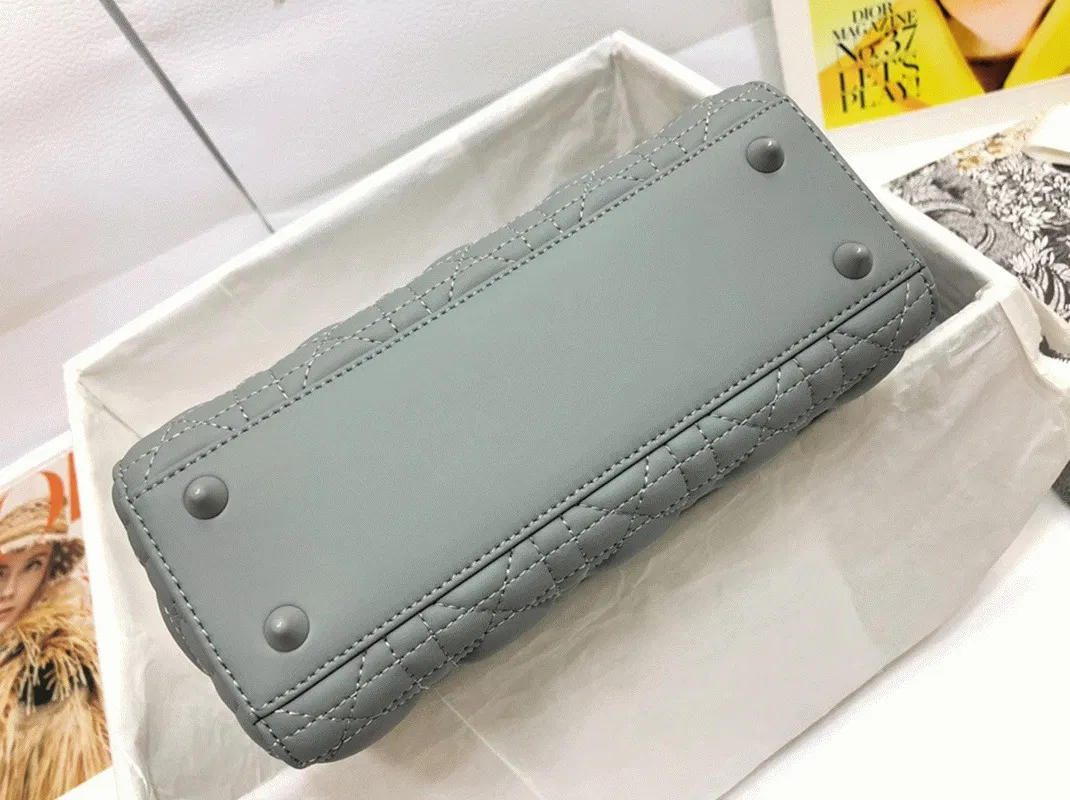 Dior Small Lady Dior My ABCDior Bag Knockoff in Grey — image 3