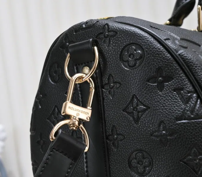 LV Monogram Empreinte Keepall Bandouliere 45 In Black — image 8