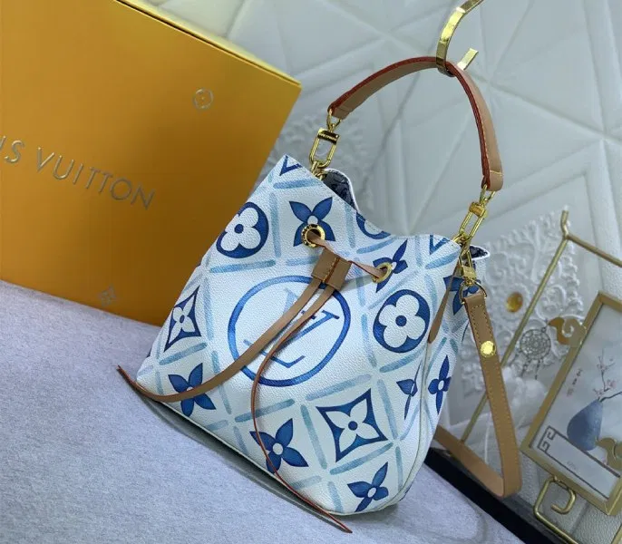Louis Vuitton LV By The Pool Monogram Tiles Canvas NeoNoe BB Bag In Lagoon Blue — image 2