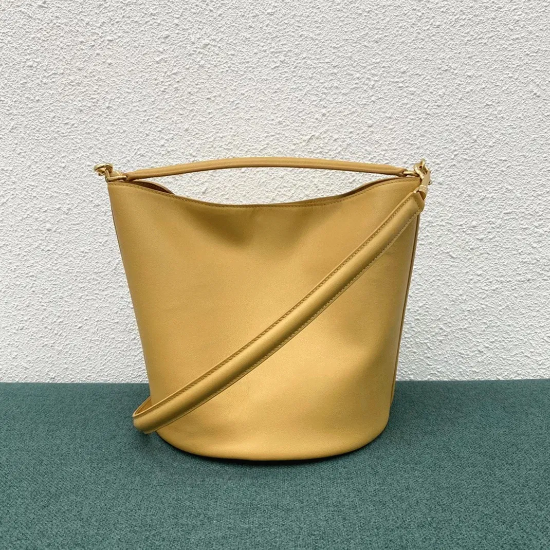 Top Quality Knockoff Celine Bucket 16 Bag In Yellow Soft Bare Calfskin — image 4