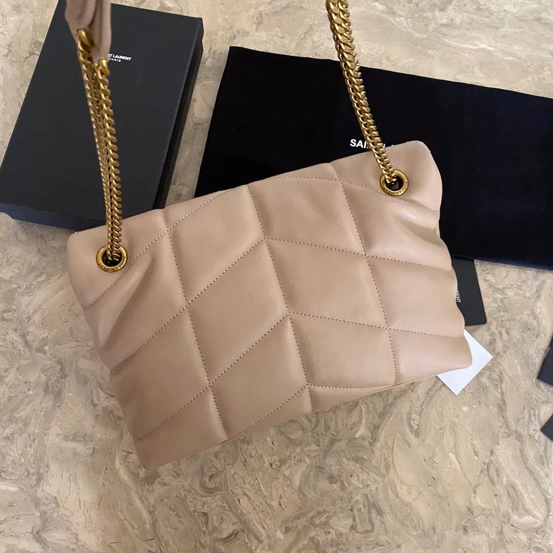 PUFFER MEDIUM BAG IN QUILTED LAMBSKIN — image 7