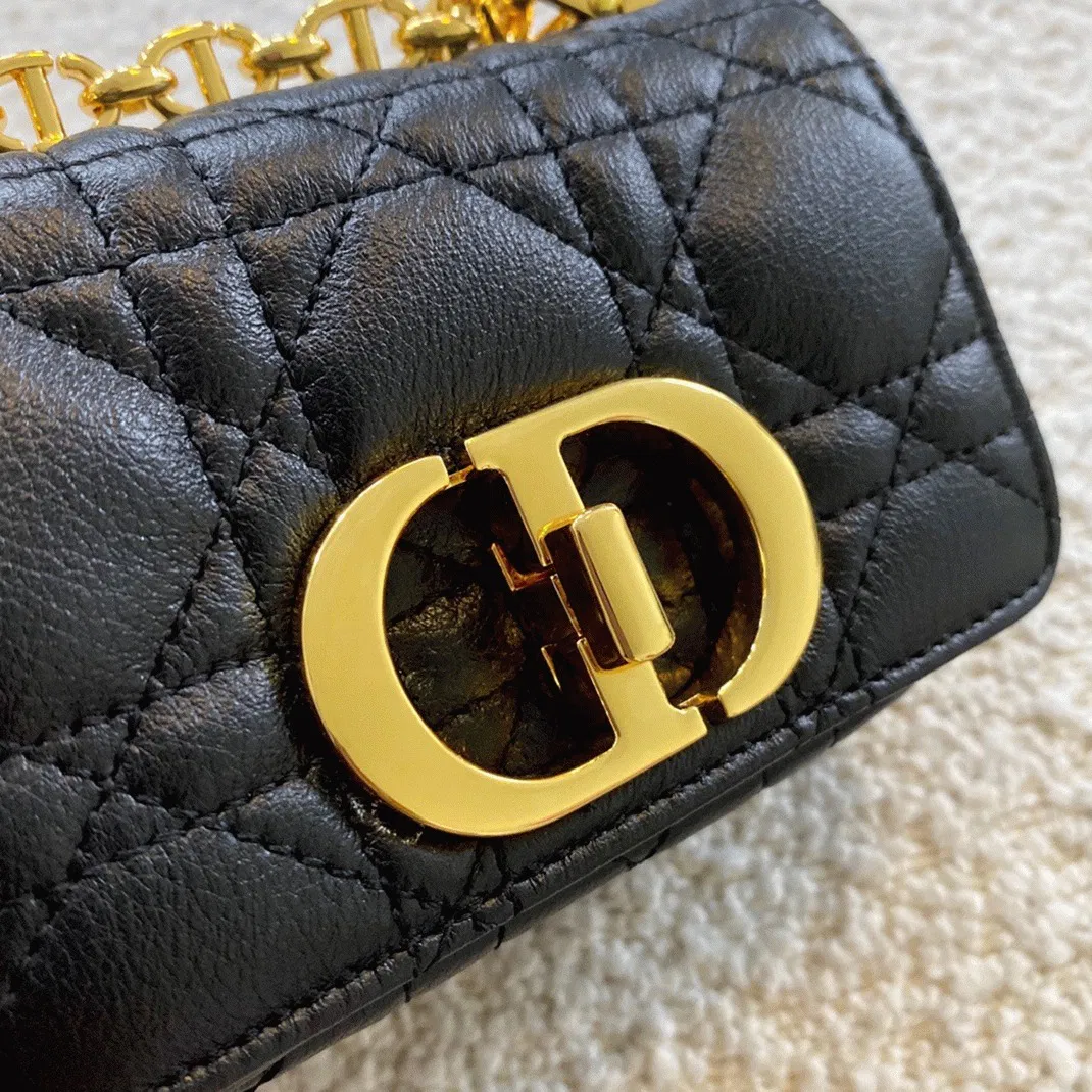 Dior Caro Micro Bag Knockoff in Black — image 4