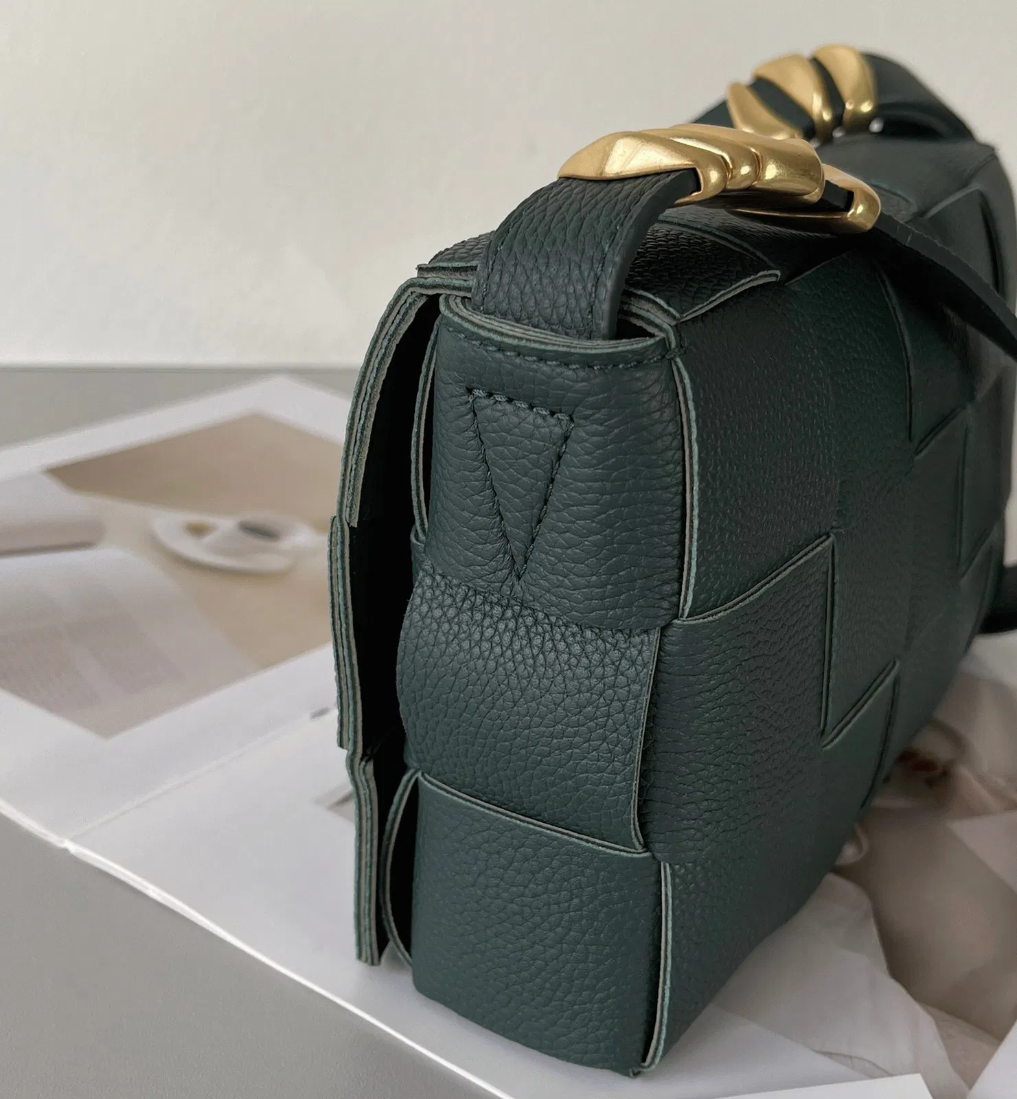 Top Quality Bottega Veneta Cassette Bag In Raintree — image 6