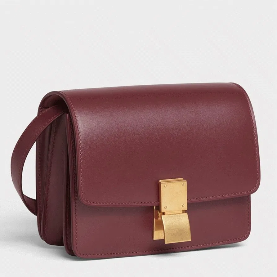 Top Quality Knockoff Celine Classic Box Small Bag In Bordeaux
