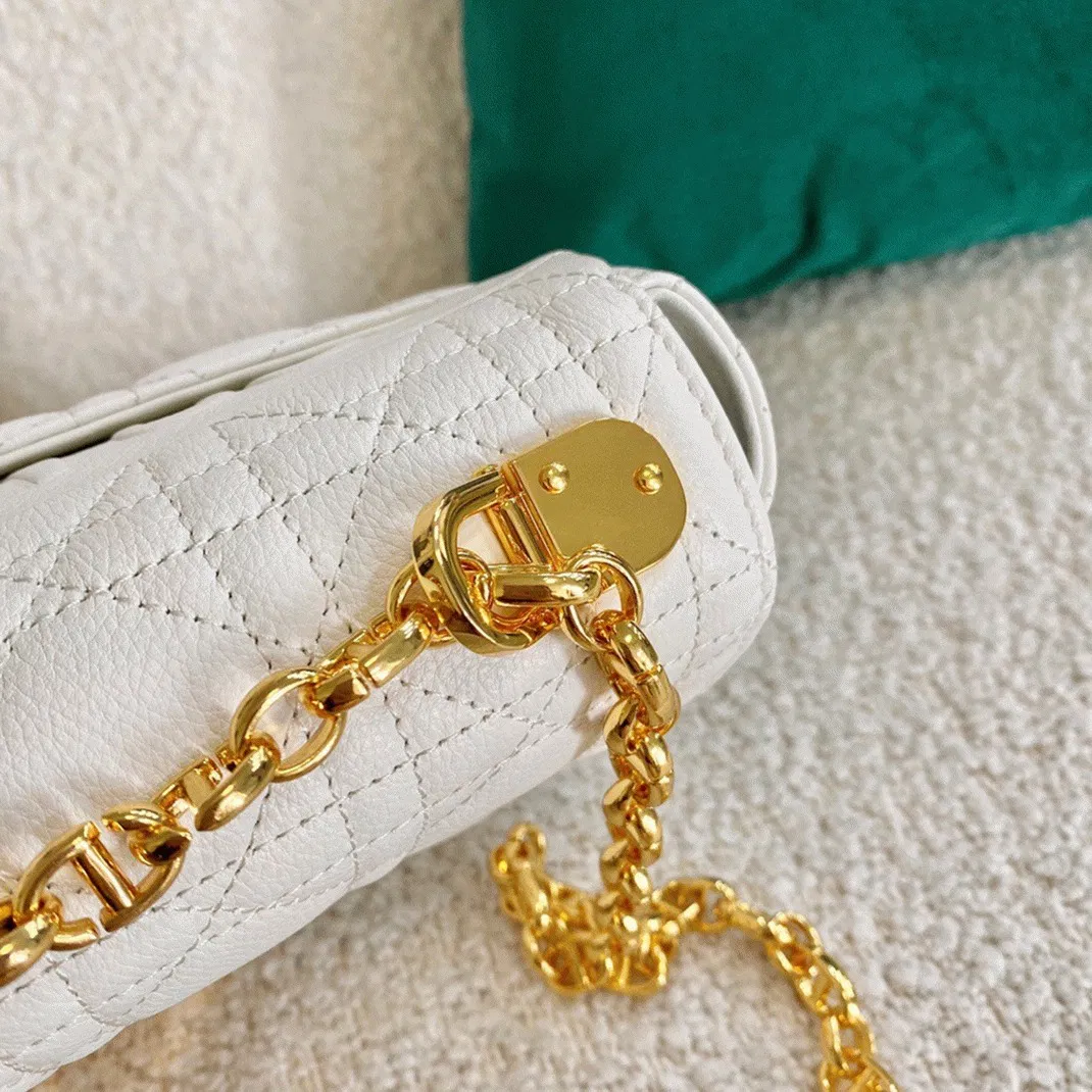 Dior Caro Medium Bag in White — image 8