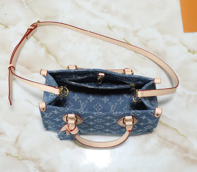 Monogram Denim OnTheGo PM In Blue — image 3