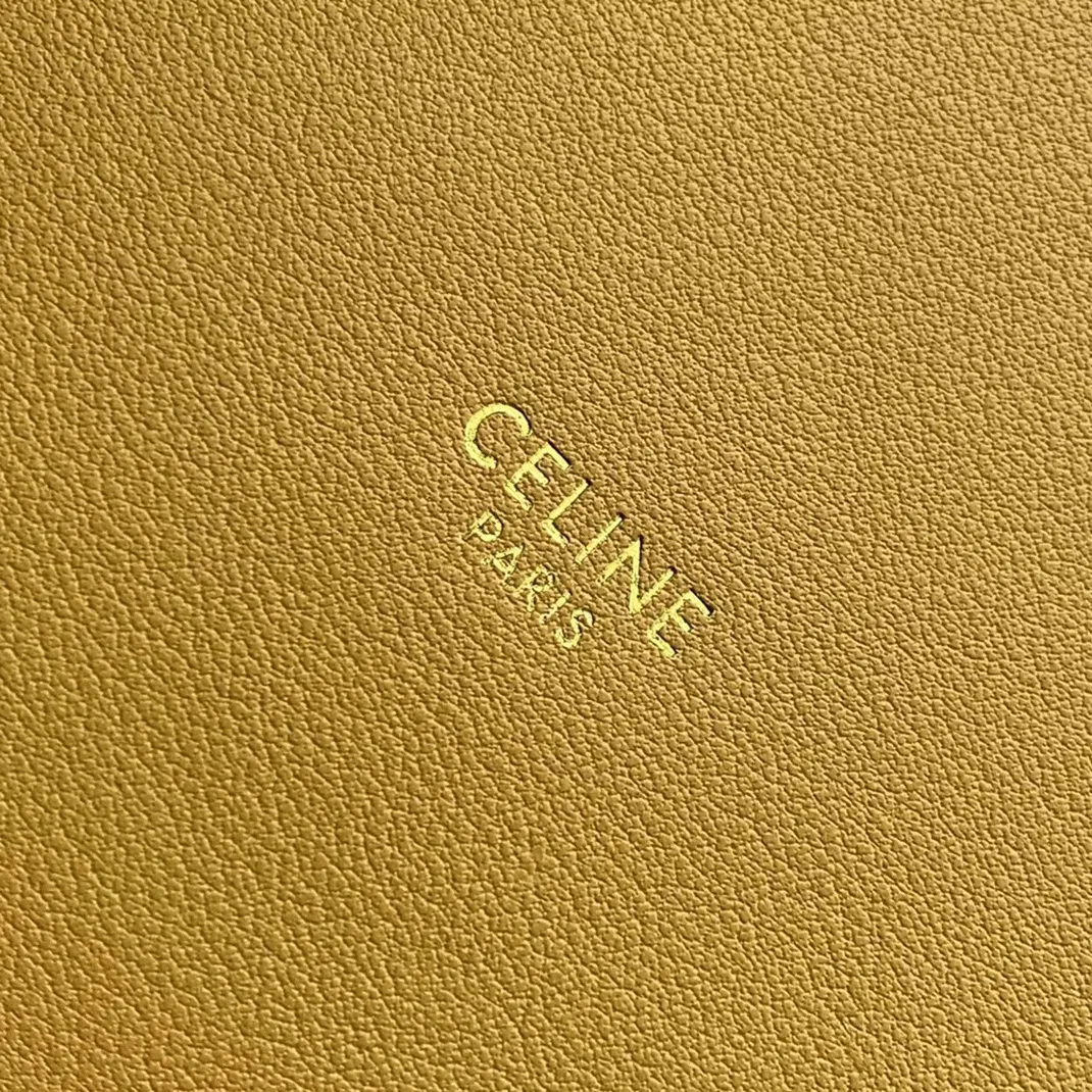 Top Quality Knockoff Celine Bucket 16 Bag In Yellow Soft Bare Calfskin — image 10