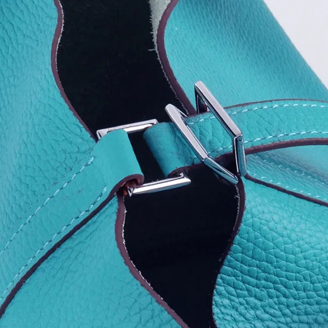 Turquoise Hermes Picotin Lock handbag — image 6