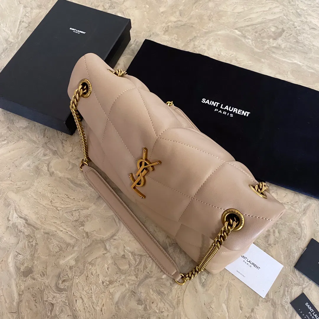 PUFFER MEDIUM BAG IN QUILTED LAMBSKIN — image 5