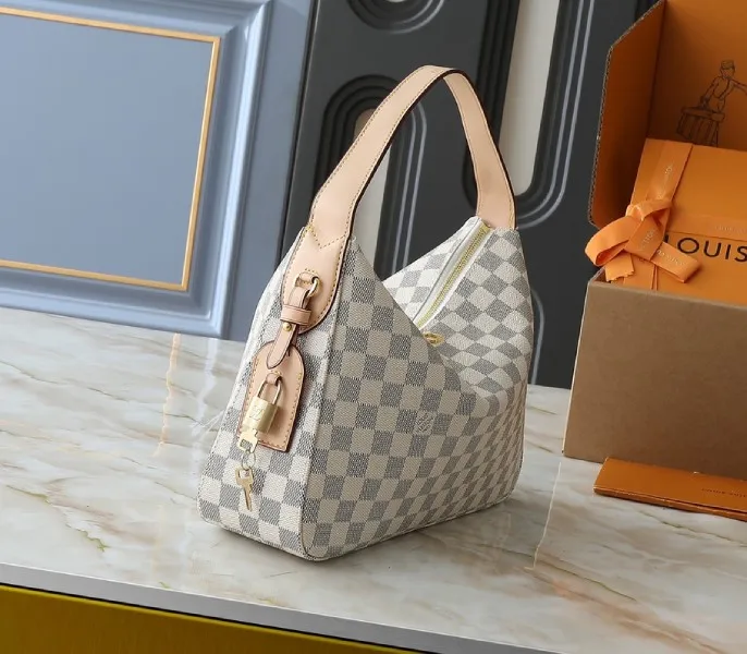 LV Damier Azur Slouchy PM — image 2