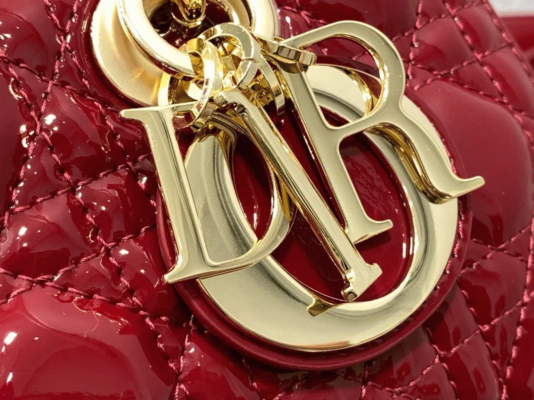 Dior Lady D-Joy Small Bag Imitation in Red — image 6