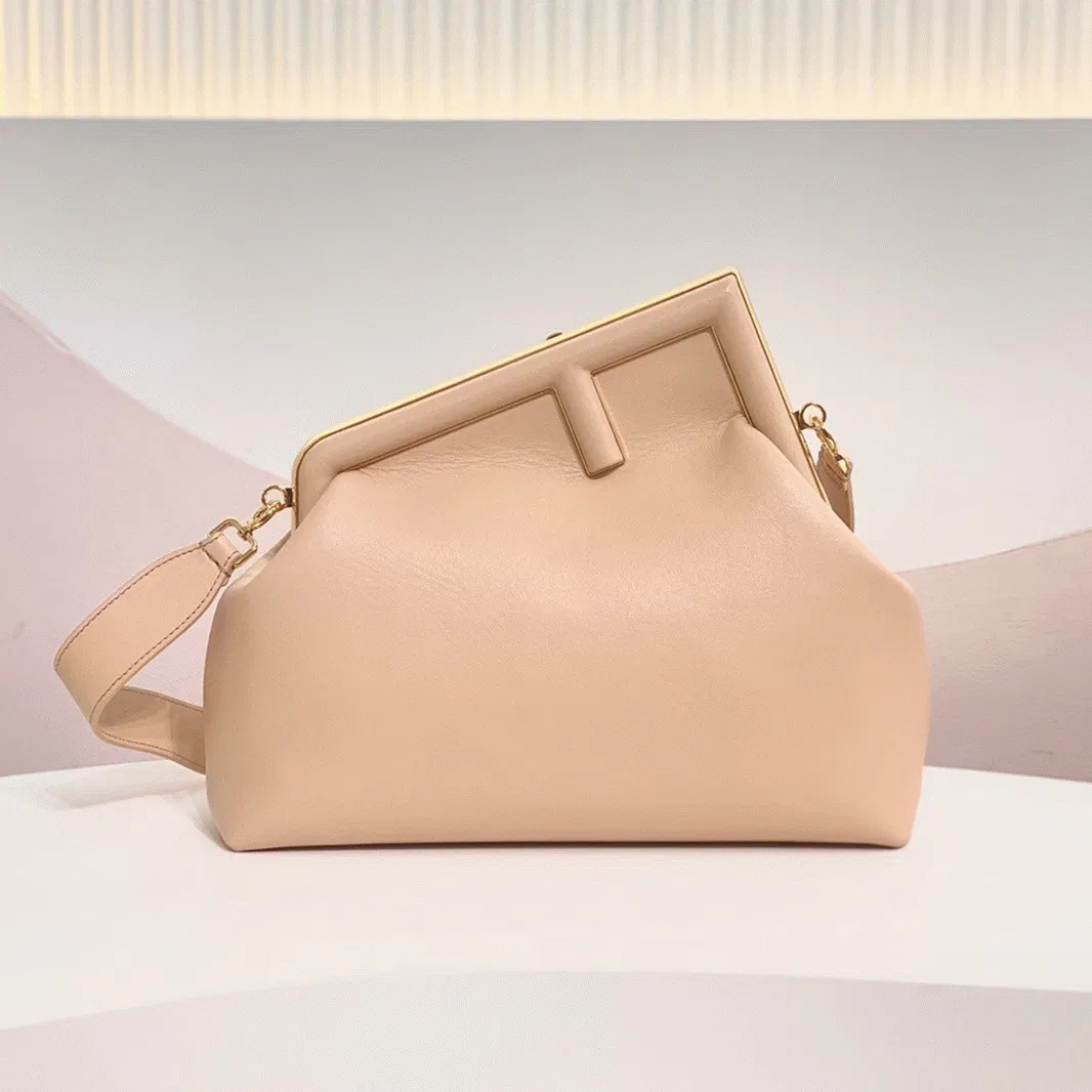 Top Quality Fendi First Medium Bag In Powder Pink Nappa Leather — image 6