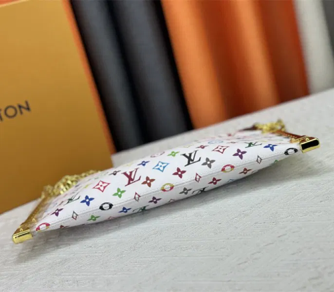 Louis Vuitton X TM Multicolored Lucky Trunk In White — image 5