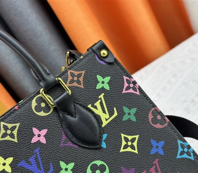 Louis Vuitton X TM Multicolored Onthego PM In Black — image 8