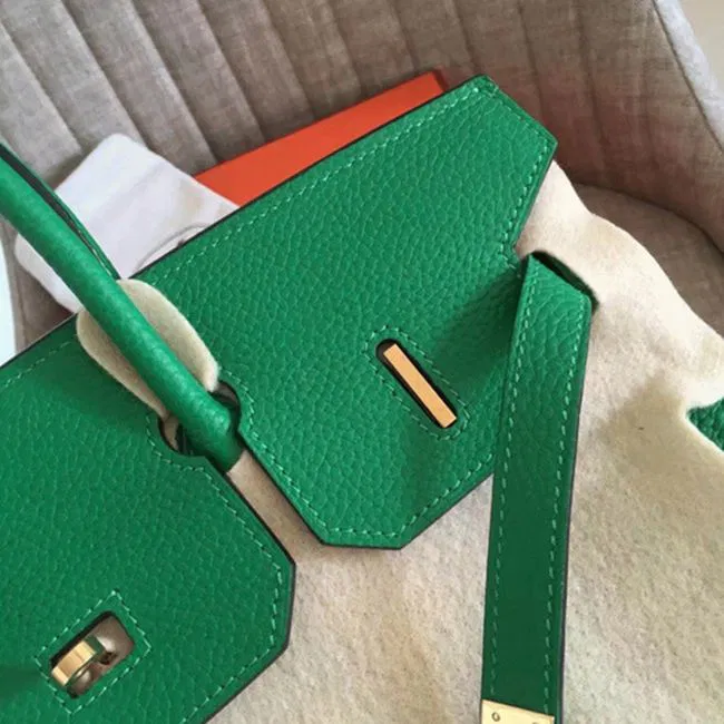 Bamboo Tone Knockoff Hermes Birkin 30cm Purse — image 2