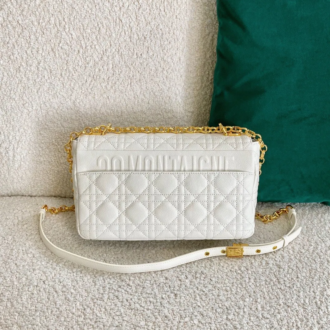 Dior Caro Medium Bag in White — image 5