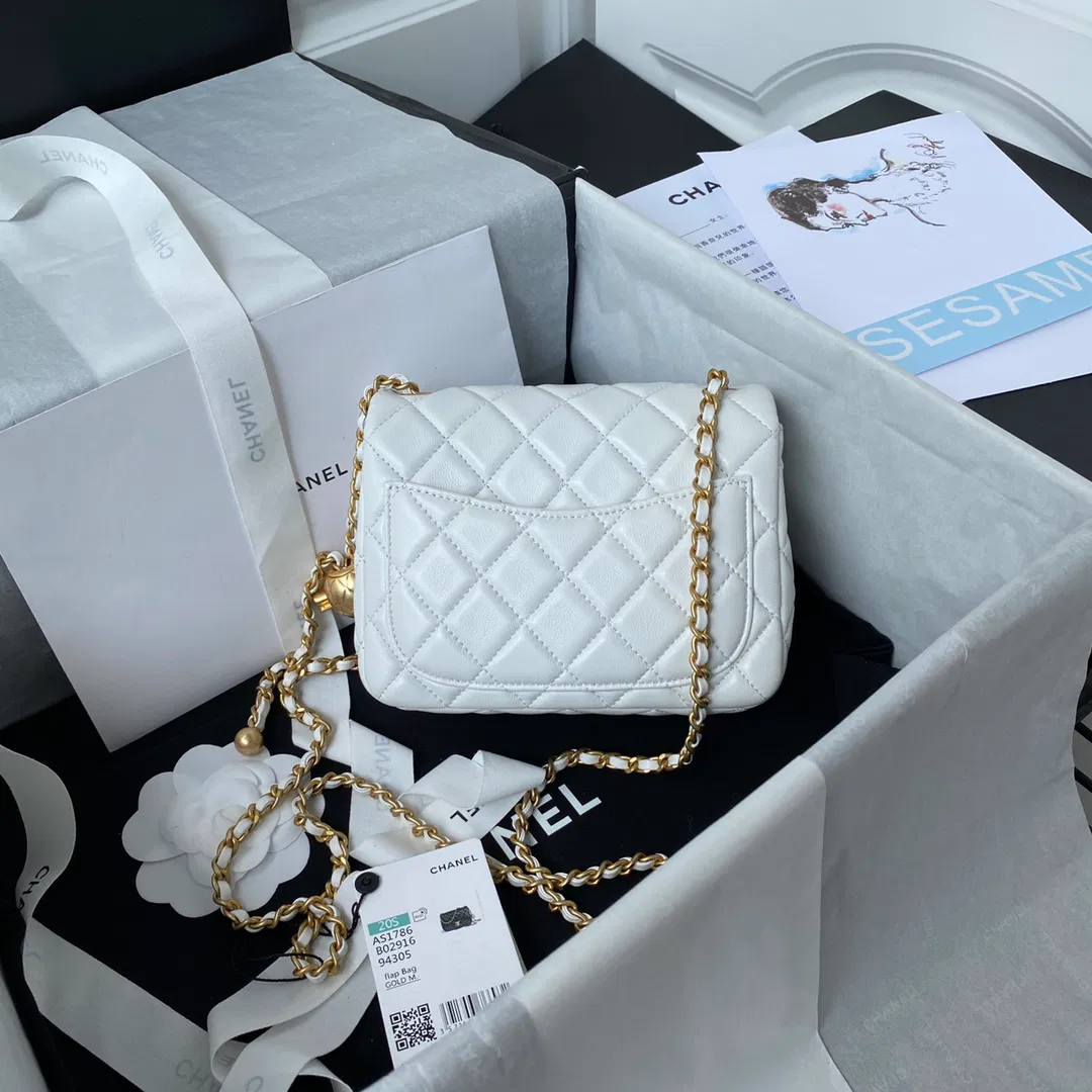 Chanel CF square with golden ball — image 2