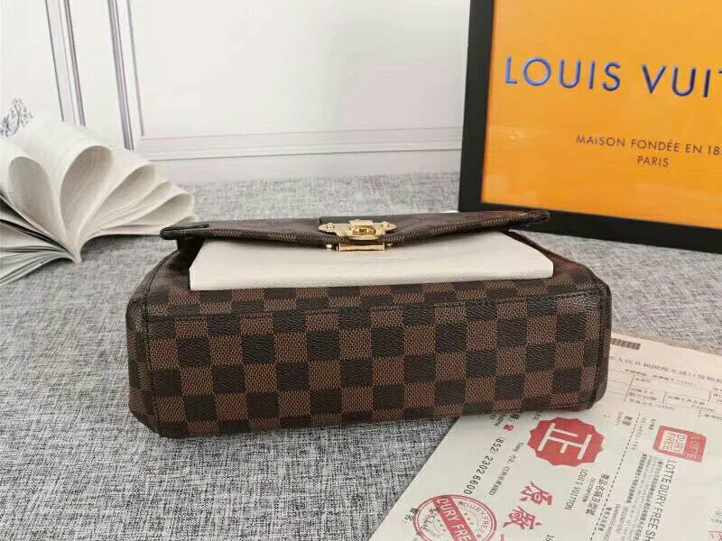 Louis Vuitton Damier Ebene Canvas Vavin PM Bag In Cream — image 5