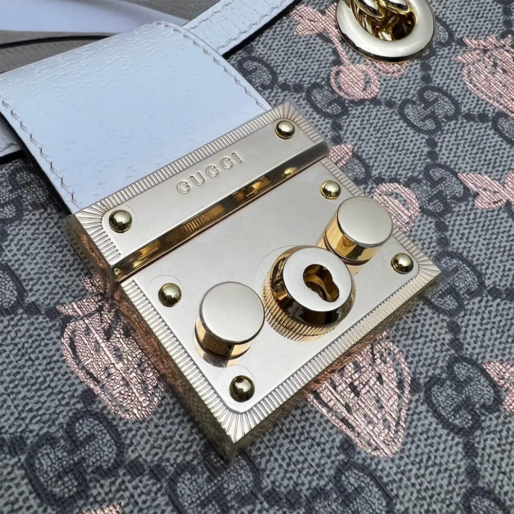 GG Padlock small berry tote bag — image 6