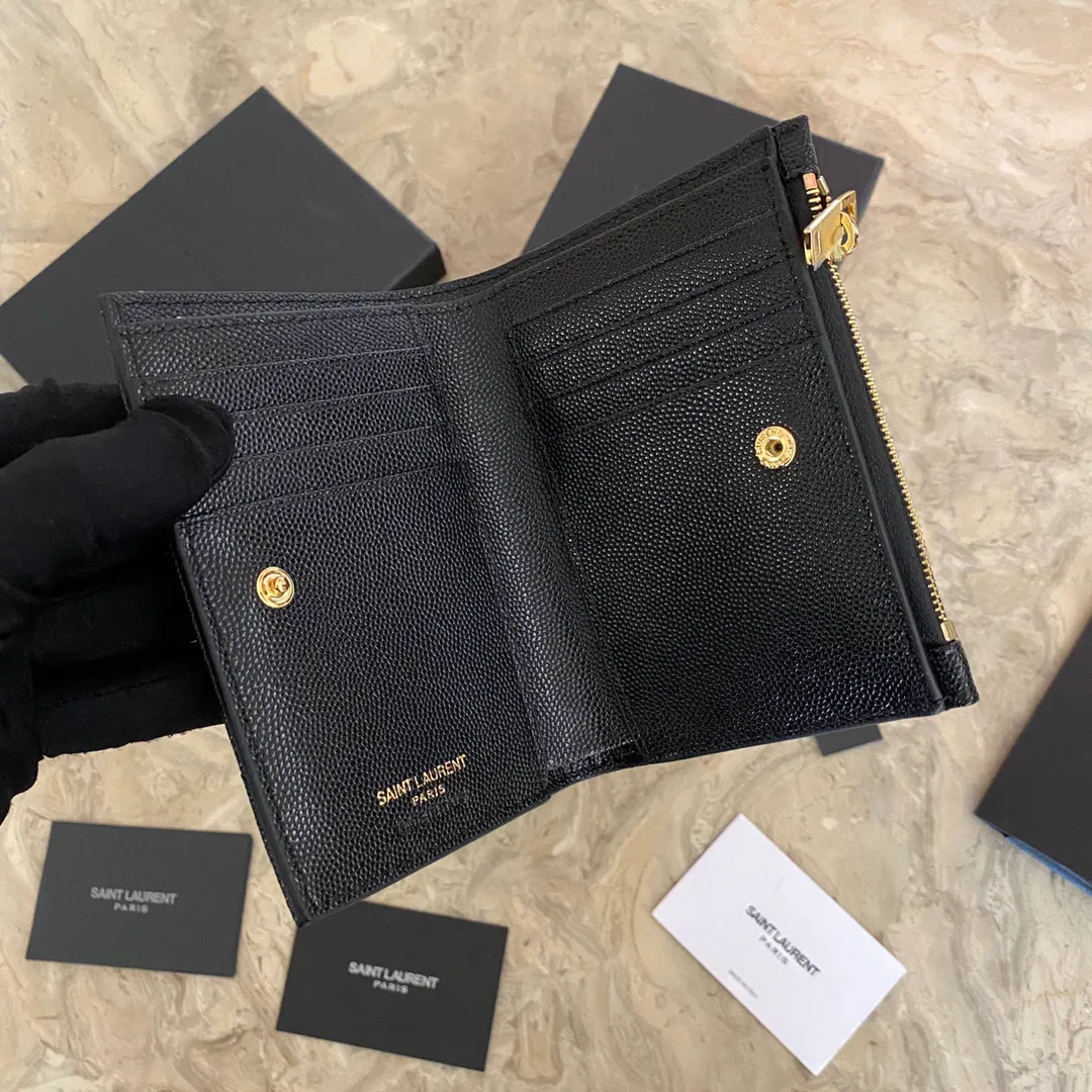 MONOGRAM ZIPPERED TWO-PART WALLET IN GRAIN DE POUDRE EMBOSSED LEATHER — image 5