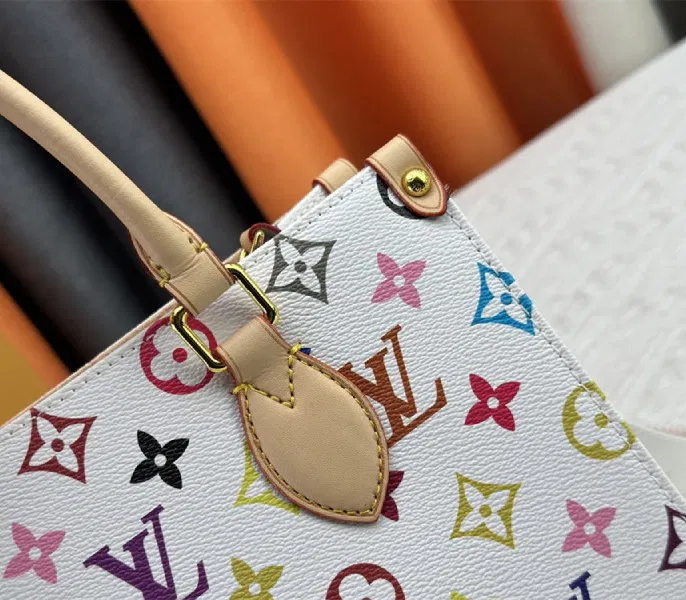 Louis Vuitton X TM Multicolored Onthego PM In White — image 8