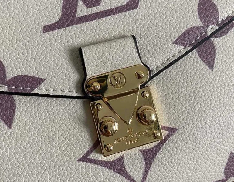 Louis Vuitton Bicolor Monogram Empreinte Metis Bag In Cream And Bois De Rose Pink — image 8