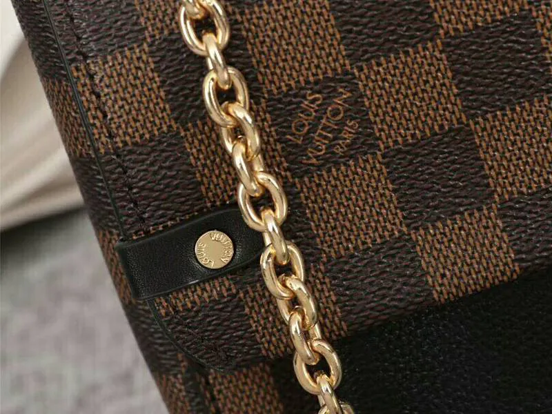 Louis Vuitton Damier Ebene Canvas Vavin PM Bag In Black — image 9