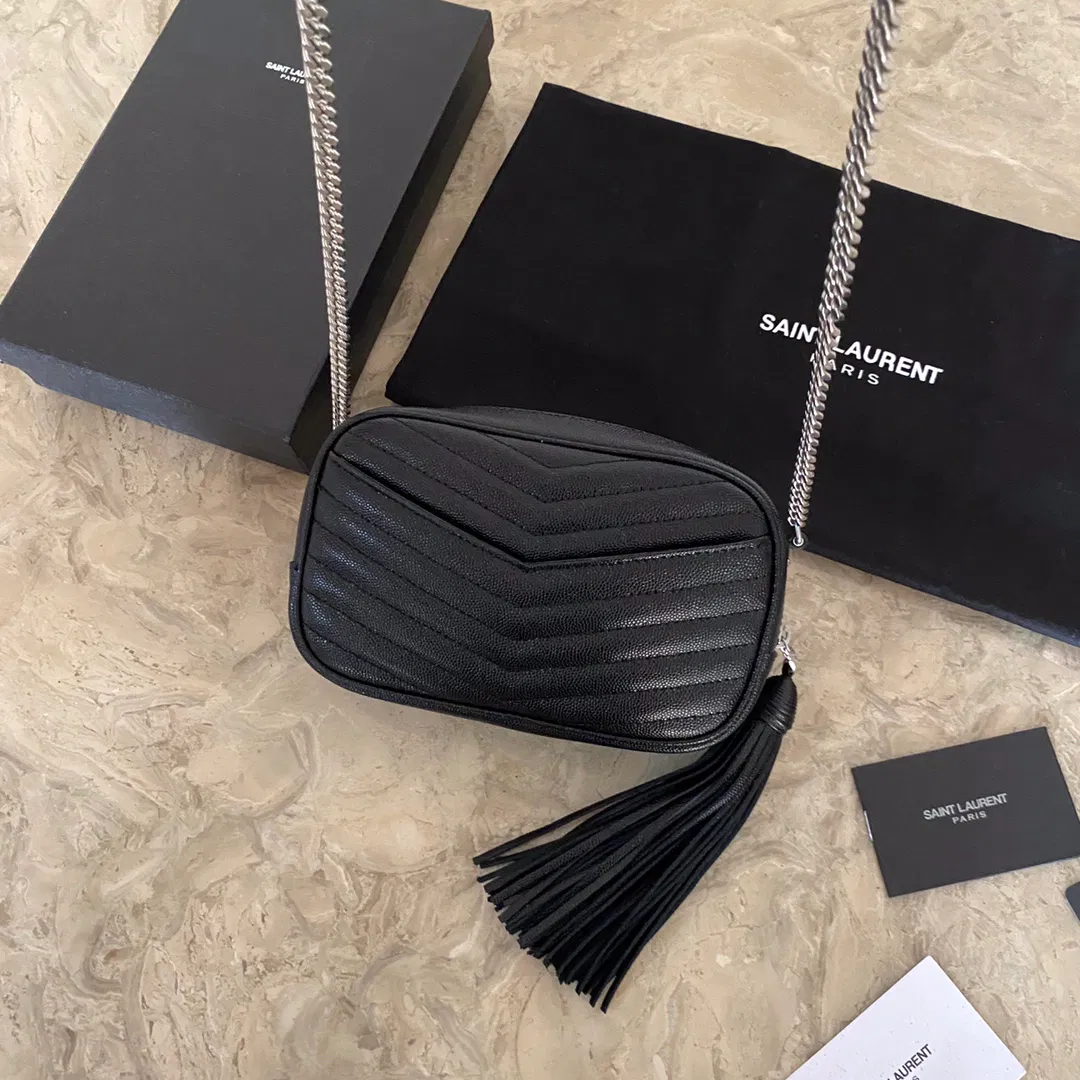 YSL Mini Lou Quilted Leather Camera Bag — image 7