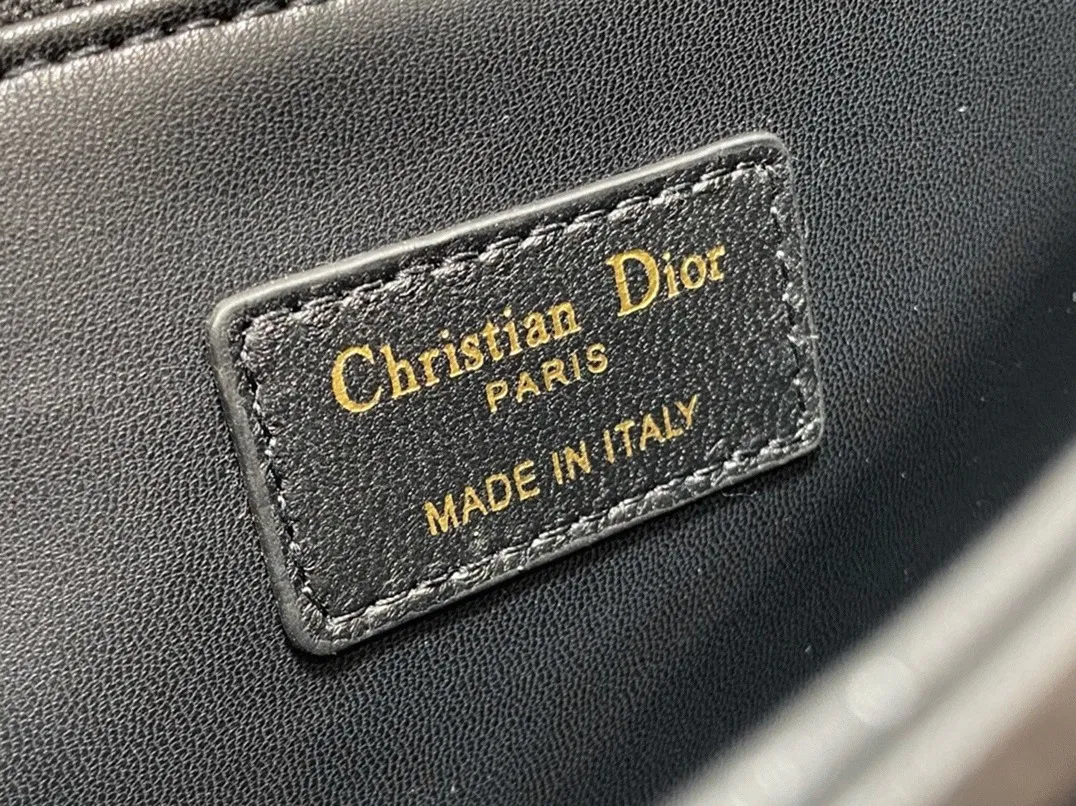 Dior Miss Dior Top Handle Bag in Black Cannage Lambskin — image 8